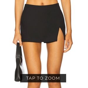 Edikted black mini skirt